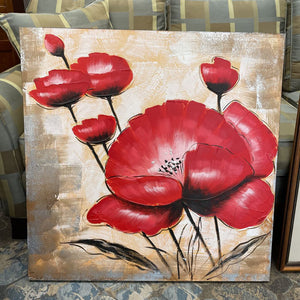 Poppy Art Canvas