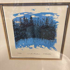 Winter Shadows - Signed Art Print (36/50) by Cdn. Artist Peter Shostak
