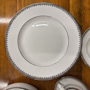 Swan Lake China (12 D & S Plates, Tureen, Gravy Boat, Serv. Platter Plate & Bowl)