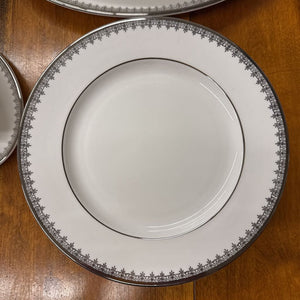 Swan Lake China (12 D & S Plates, Tureen, Gravy Boat, Serv. Platter Plate & Bowl)
