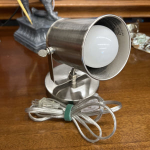 Brushed Chrome Wall Sconce Adjustable Light w Cord