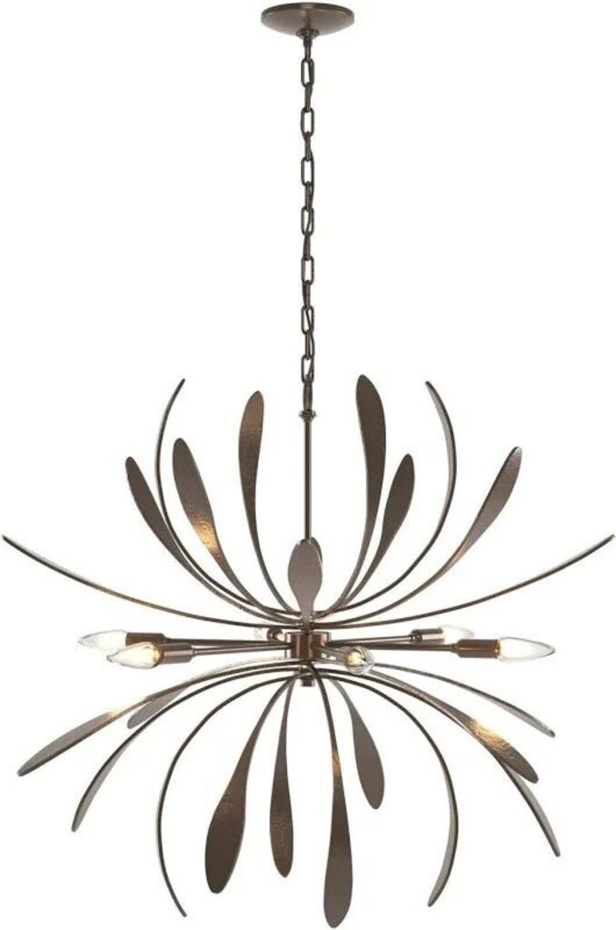 Six Light 'Dahlia' Chandelier by Hubbardton Forge