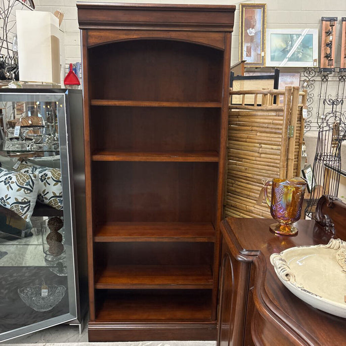 Mahogany Open Bookcase w 5 Shelves