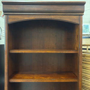 Mahogany Open Bookcase w 5 Shelves