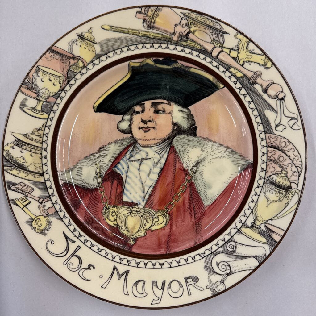 'The Mayor' Collector Plate by Royal Doulton