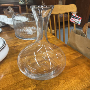 Clear Glass - Wide Bottom - Wine Decanter
