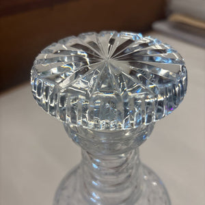 Wedgwood Lead Crystal Decanter w Round Lid