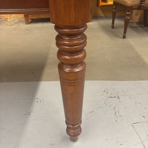 Bombay Cherry Dining Table w Inlay & one 18" Leaf