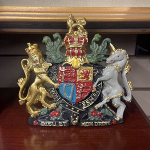 British Royal Coat of Arms Wall Plaque