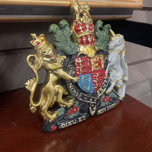 British Royal Coat of Arms Wall Plaque