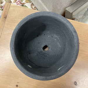 Charcoal Grey Footed Planter