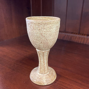 PAIR Handmade Cream Stoneware Pottery Goblets