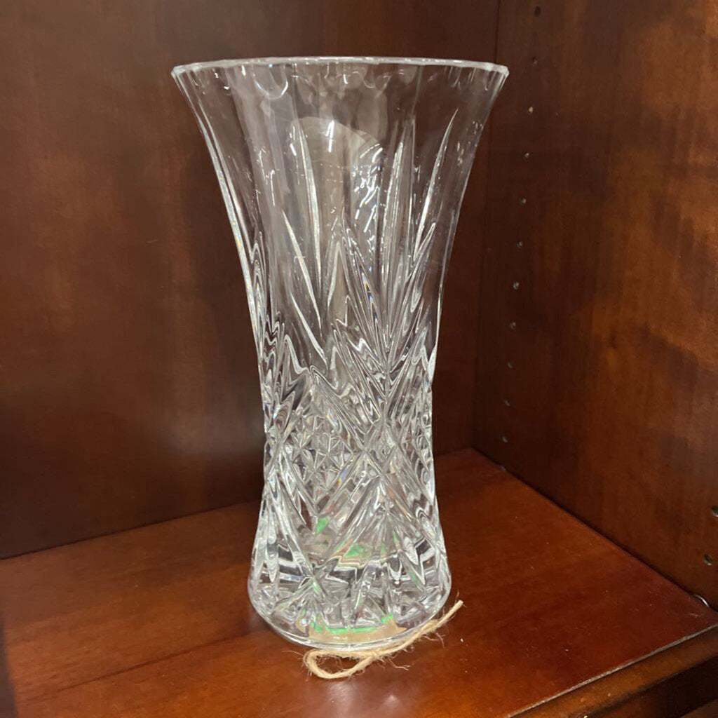 Tall Crystal D'arques Durand Masquerade Vase
