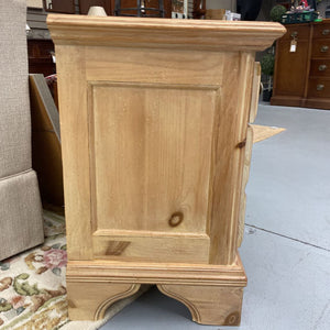 White Oak Washed Bedside Table w Drawers
