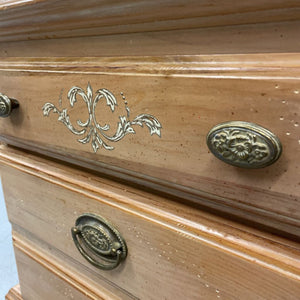 White Oak Washed Bedside Table w Drawers
