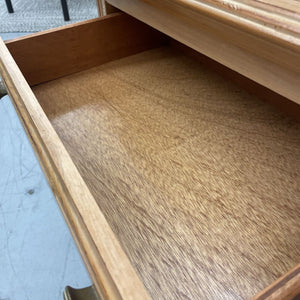 White Oak Washed Bedside Table w Drawers