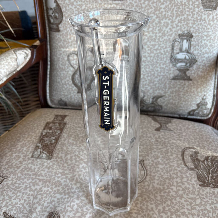St. Germain Liqueur Mixing Stirring Acrylic Pitcher