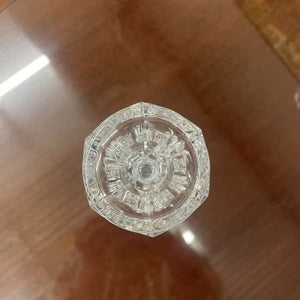 PAIR of Crystal D'arques Durand/ Long Candle Holders 8.5H