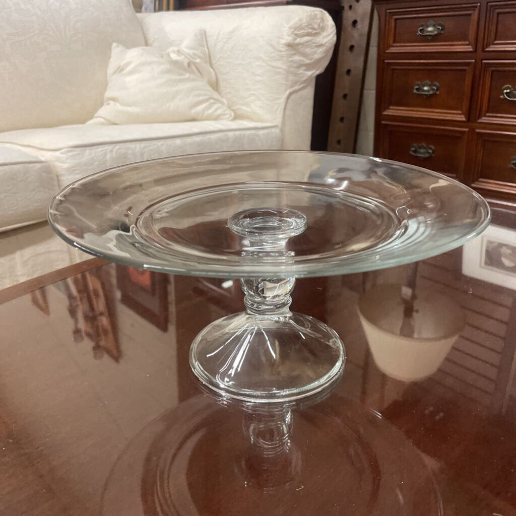 Glass Cake Stand 5H 10Diam.