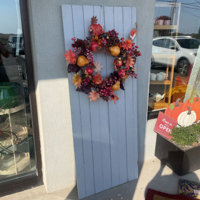 Antique Grey Wooden Door