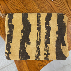 Small Birch Tree Pouch Naturally Dyed with Weld & Iron