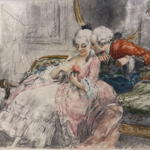 'Confidence' Victorian Couple by Calbot - Pastel