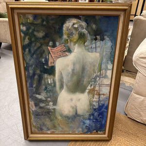 THORNTON UTZ Nude - Original Signed in Gold Frame