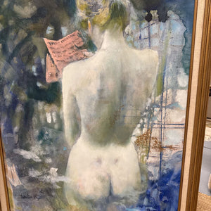 THORNTON UTZ Nude - Original Signed in Gold Frame