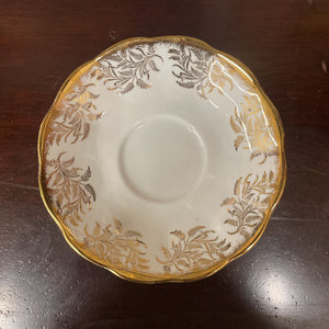Vintage "Golden Fern" Royal Albert Bone china Teacup & Sauucer