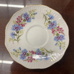 Queen Rosina's Wild Flowers Fine bone China Teacup & Saucer