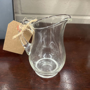 Small Clear Glass Pitcher