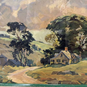 'A Turn in the Road' Repro Print by Ted Kautzky