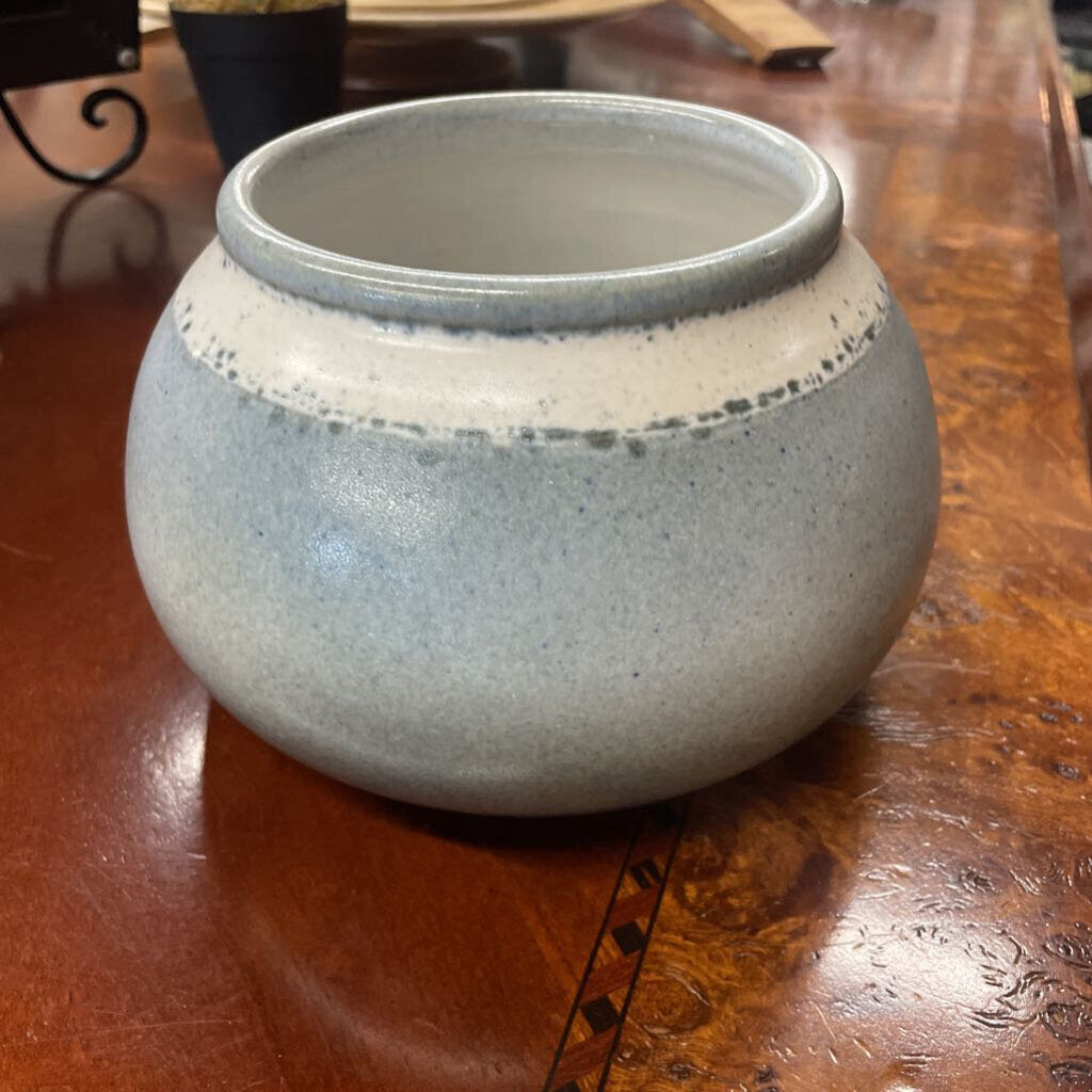 Blue & White Pottery Ceramic Vase