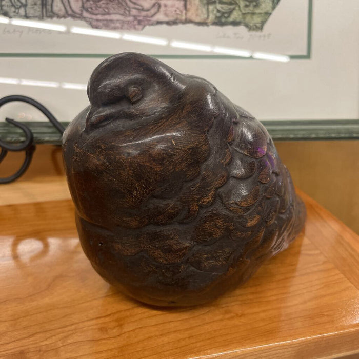 Ceramic Brown Dove Sculpture