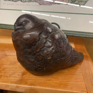 Ceramic Brown Dove Sculpture