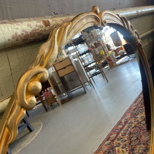 Round Gold Decorative Mirror