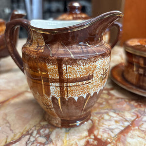 MCM Brown Tea Set