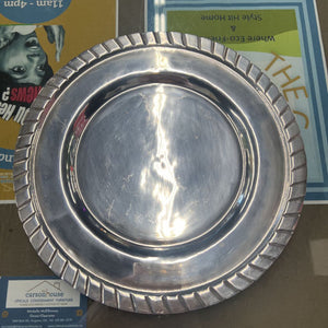 Williams Sonoma 14' Pewter Charger Plate