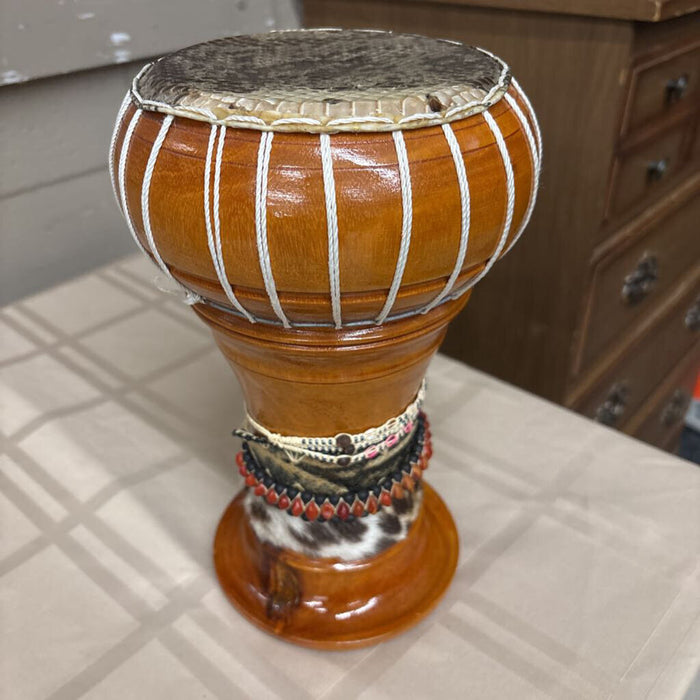 Djembe Rope Tuned Skin Covered Goblet Drum