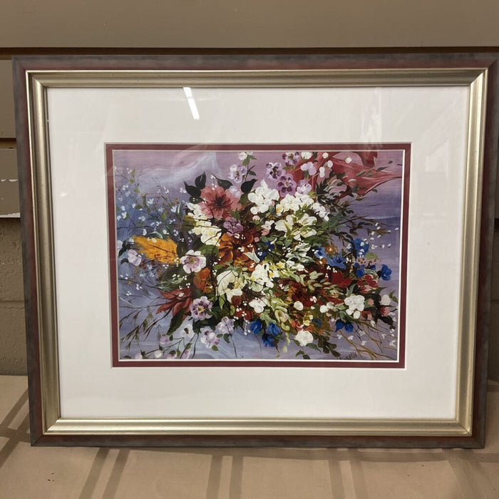 Framed Floral Print