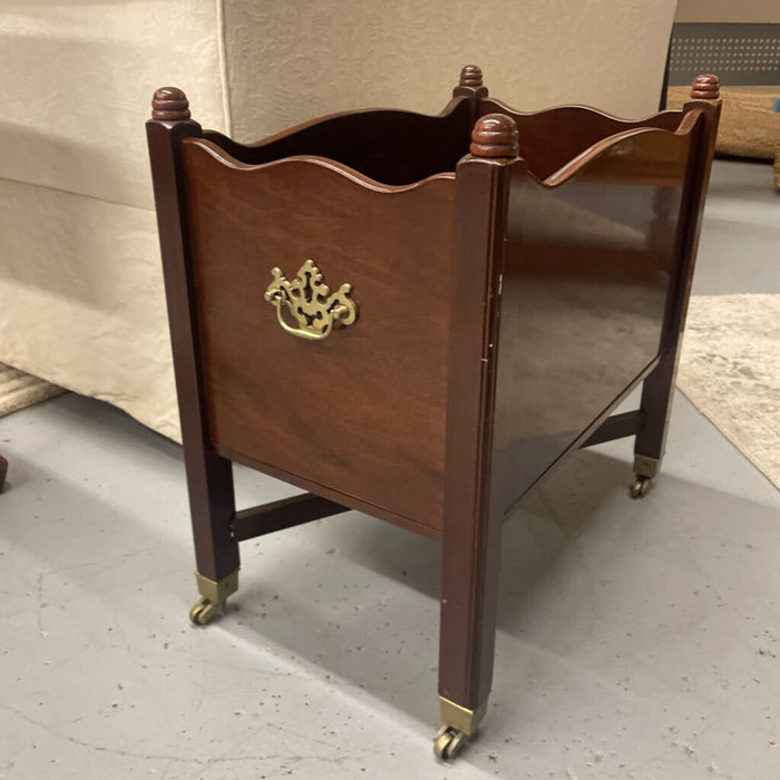 Bombay Mahogany Magazine Rack