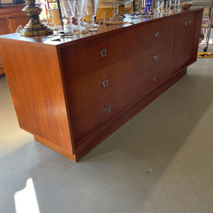 MCM Teak Long Dresser