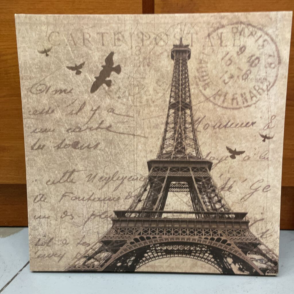 Paris Eiffel Tower Canvas Print