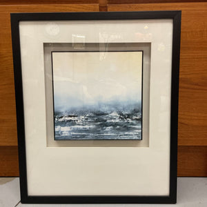 Ocean Picture in Asymmetrical Black Frame