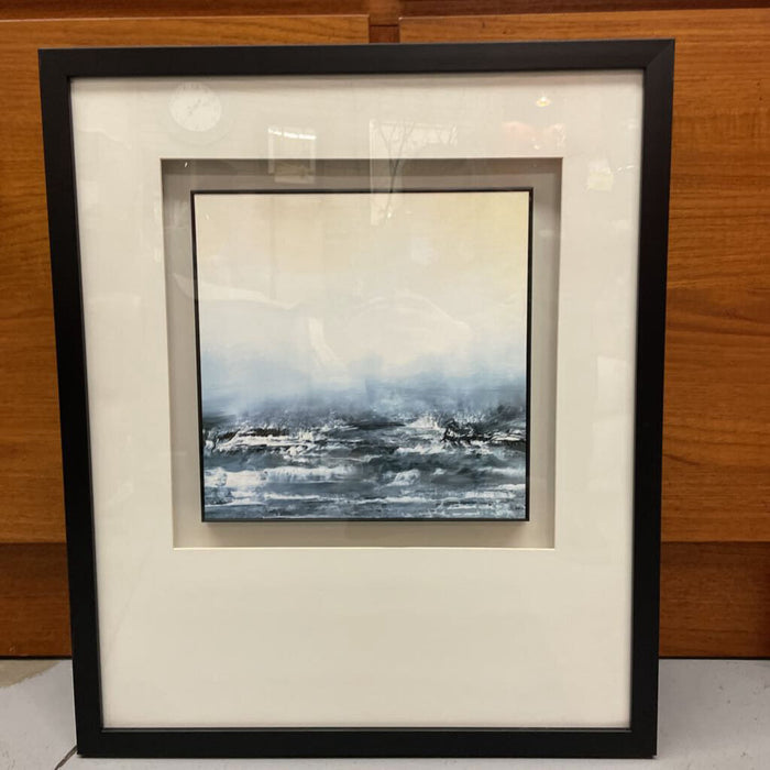Ocean Picture in Asymmetrical Black Frame