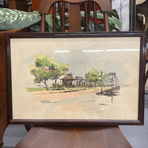 Kingston Train Station Print By Amherstview Artist Fred Schoenberger