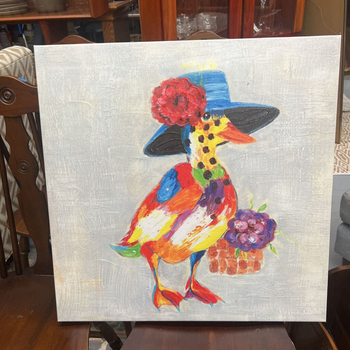 Art Print "Groovy Duck & Sky"