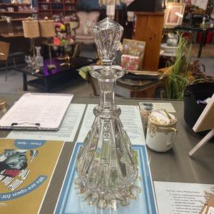 Antique Cut Crystal Decanter