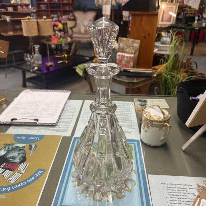 Antique Cut Crystal Decanter