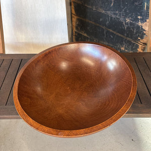 Vintage MCM Wooden Teak Bowl